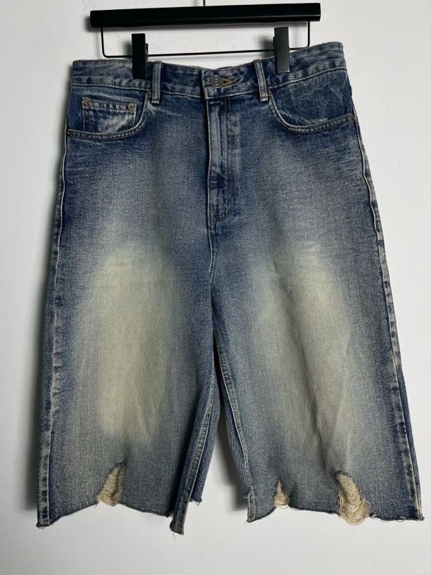未使用 maje 全新未使用/M*1/We11done牛仔短裤/05491