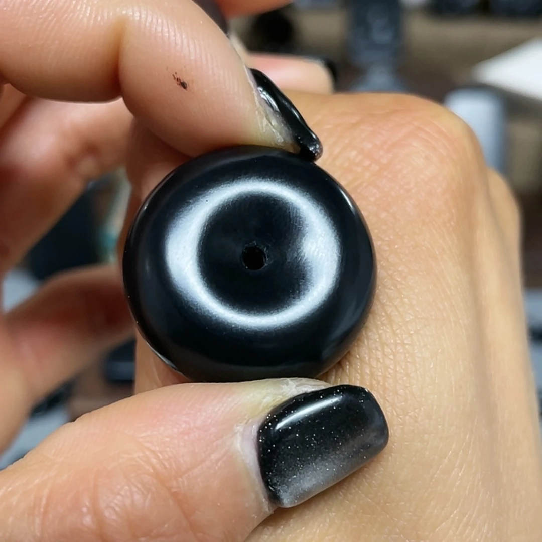 【闪购商品】和田玉（墨玉）吊坠(不含链)未镶嵌高羊脂