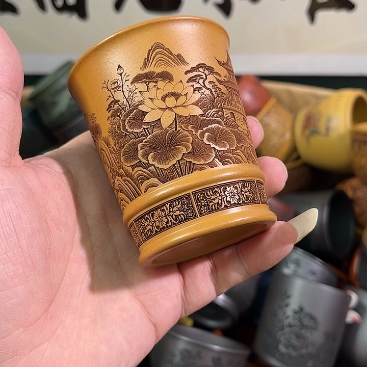 茶杯紫砂全手工紫砂主人杯