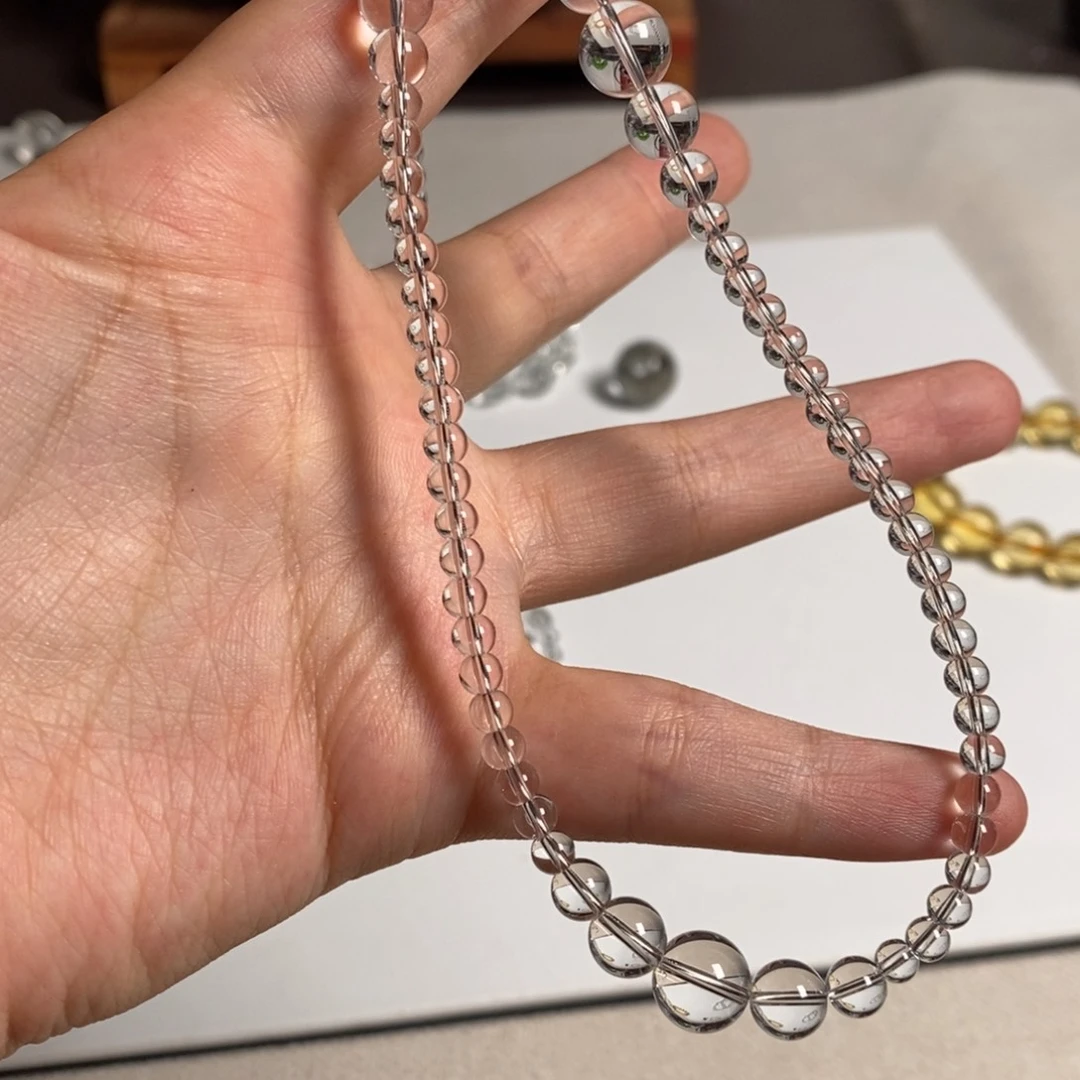 项链白水全净体 泡泡珠