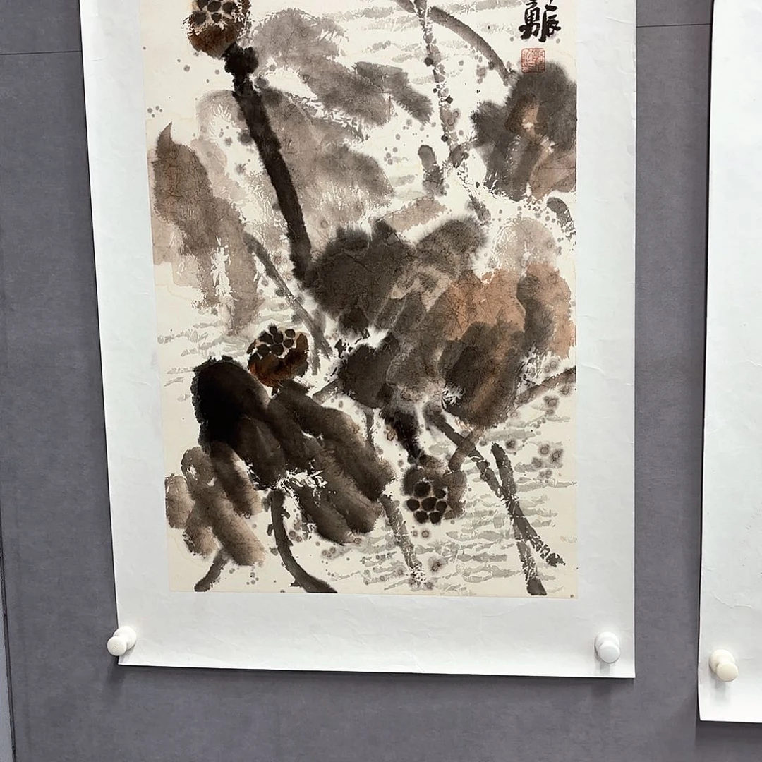 国画艺术家真人手绘