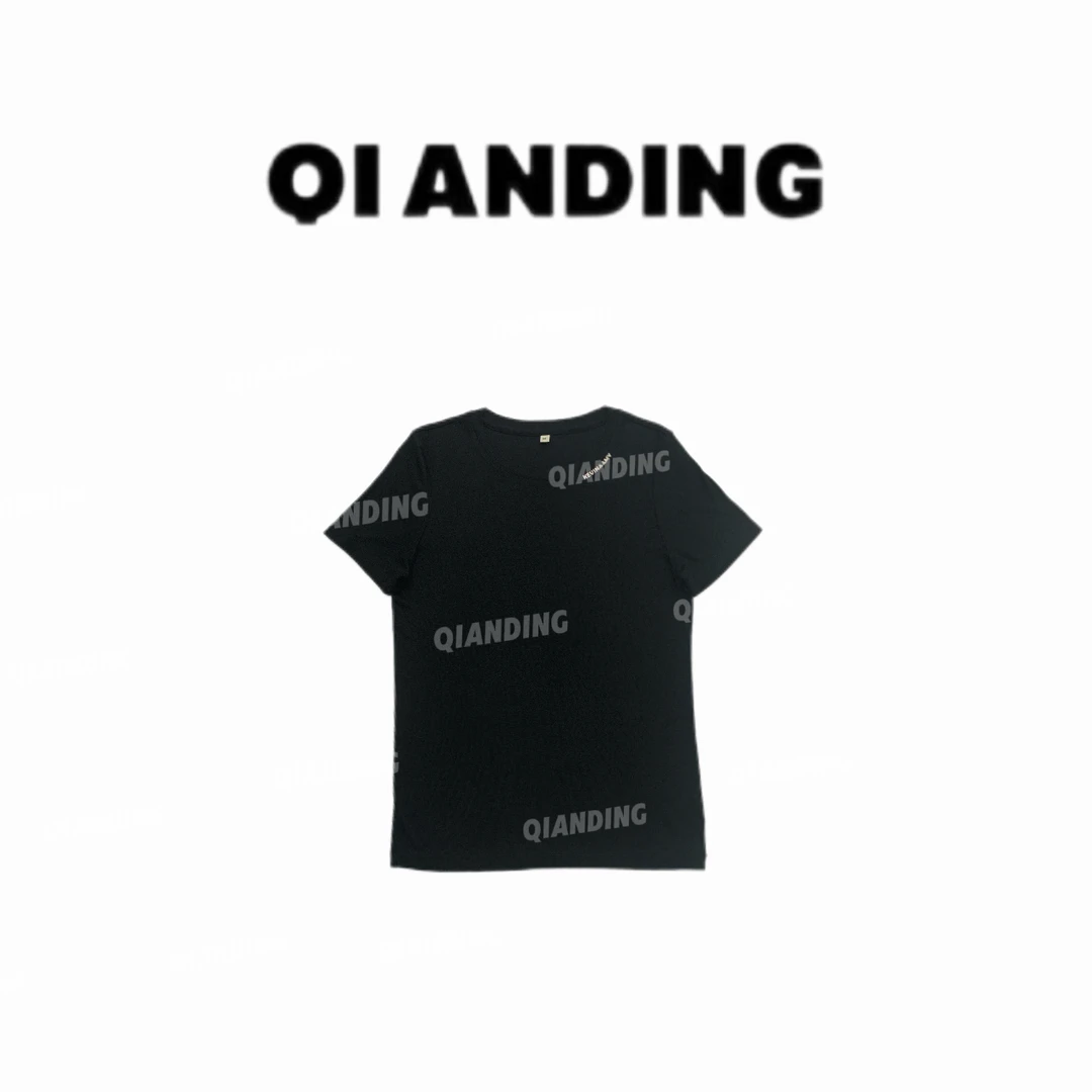 【QIANDING】2025  夏款“极简”圆领针织 F009