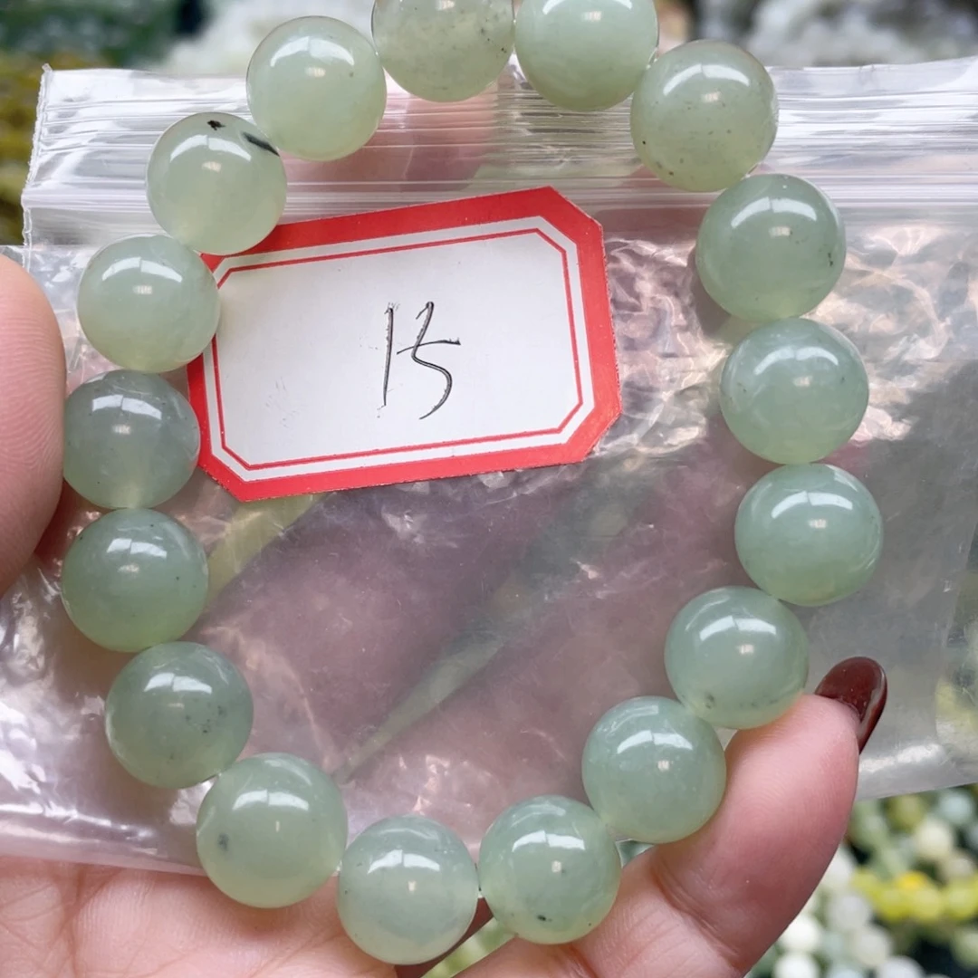 未镶嵌蛇纹石玉手串