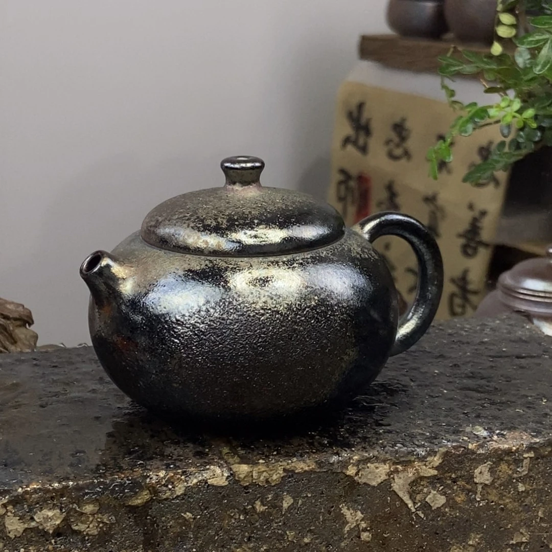 建水紫陶柴烧茶具