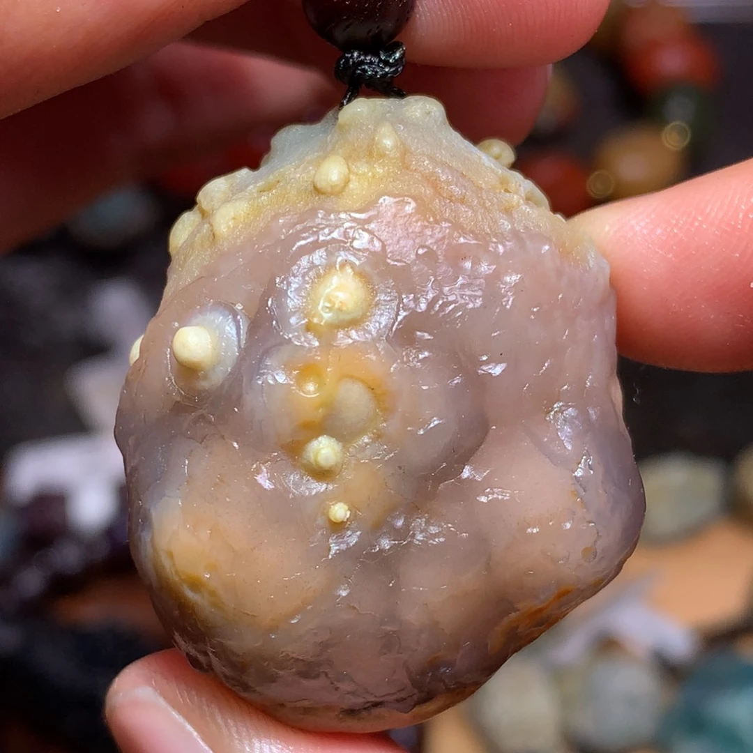 未镶嵌玛瑙/玉髓珠宝半成品