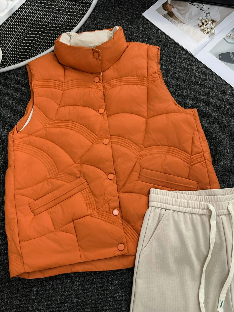 【静姐宠粉】冬季女款厚款保暖棉服无袖马甲9901