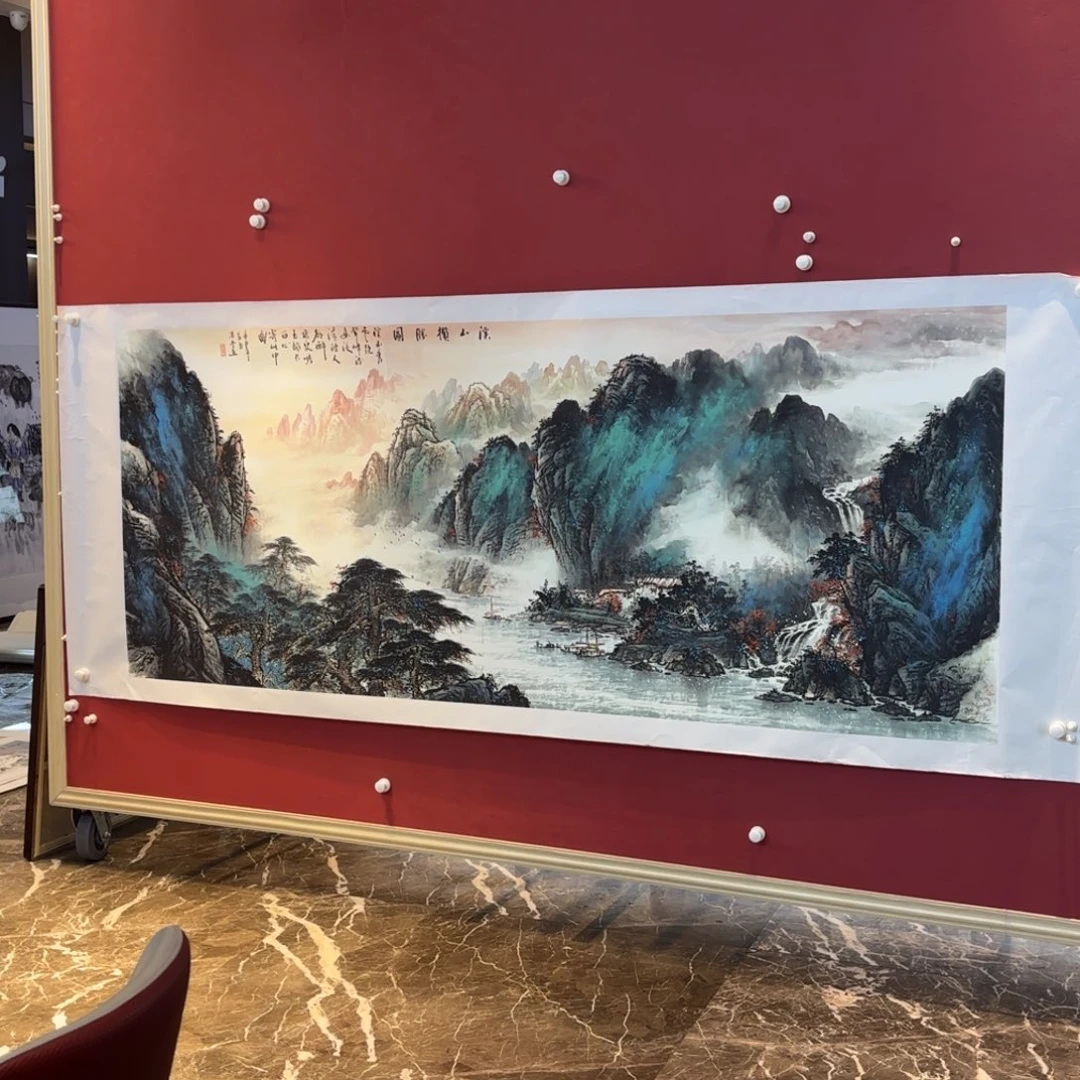 治****横款精品书画作品入选国际大