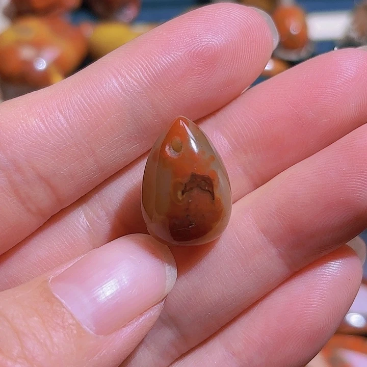 玛瑙/玉髓吊坠(不含链)未镶嵌草*