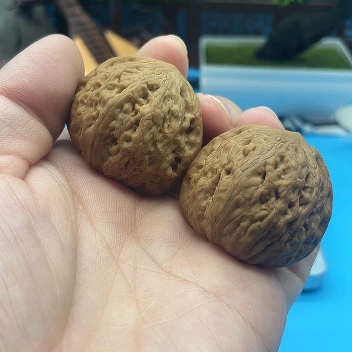 文玩核桃把件木***头铁锤