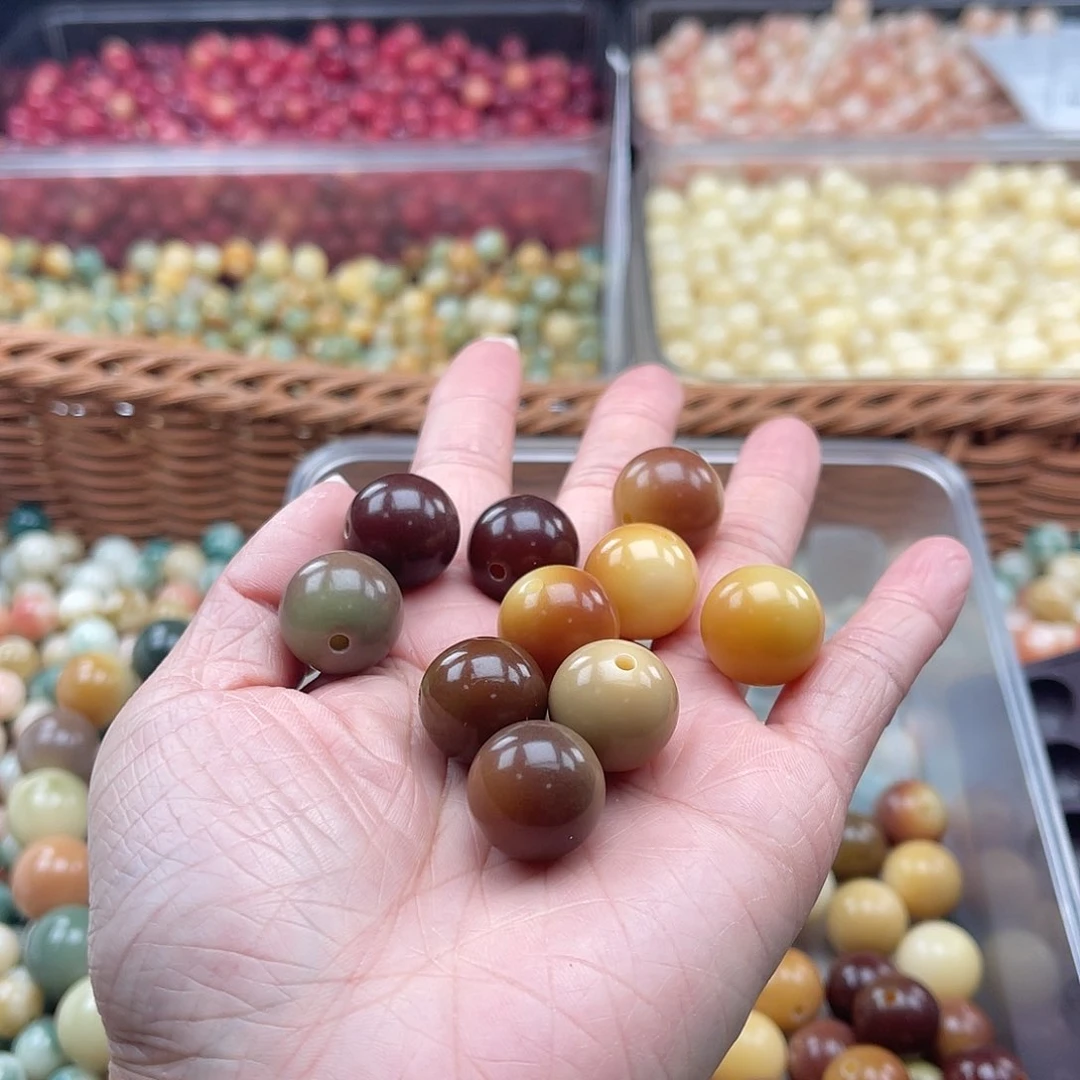 白玉菩提吊坠Z/16mm/10+5颗瑕疵