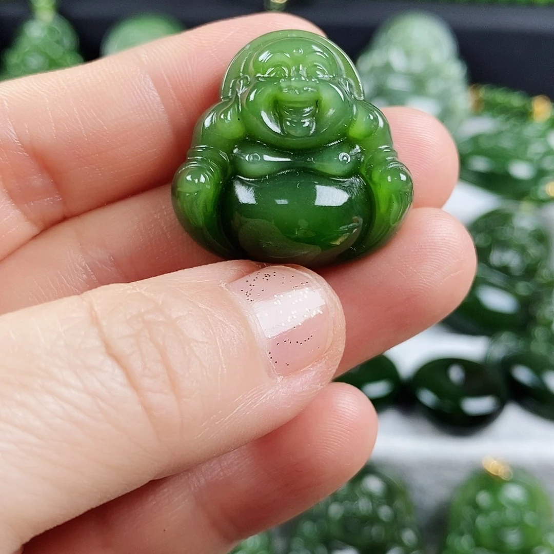 和田玉未镶嵌颈饰27mm