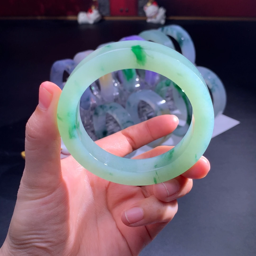 定制翡翠未镶嵌冰飘花