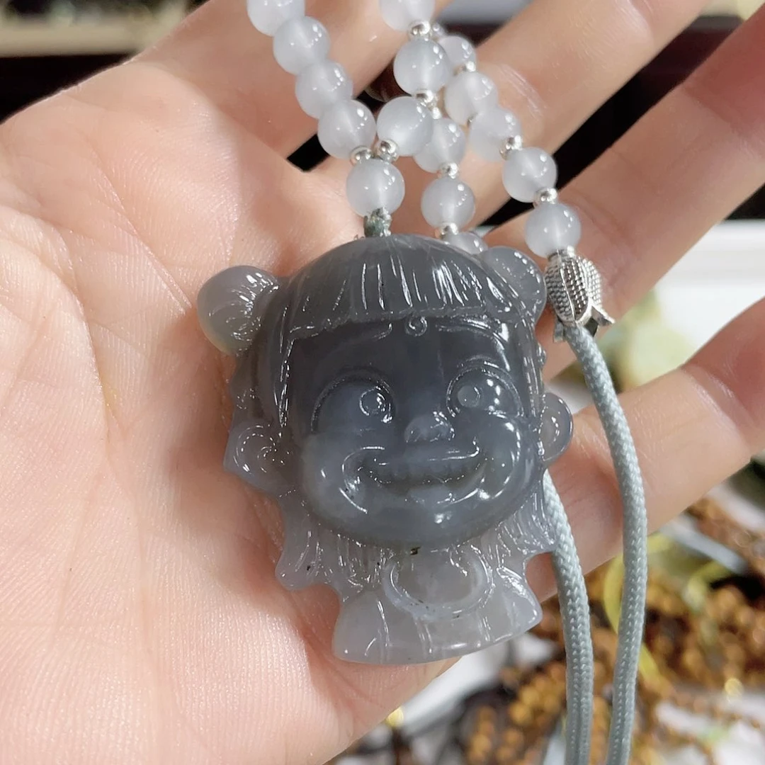 蛇纹石玉颈饰未镶嵌