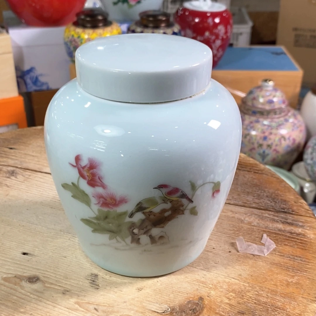 【闪购商品】瓷片陶瓷茶叶罐密封罐