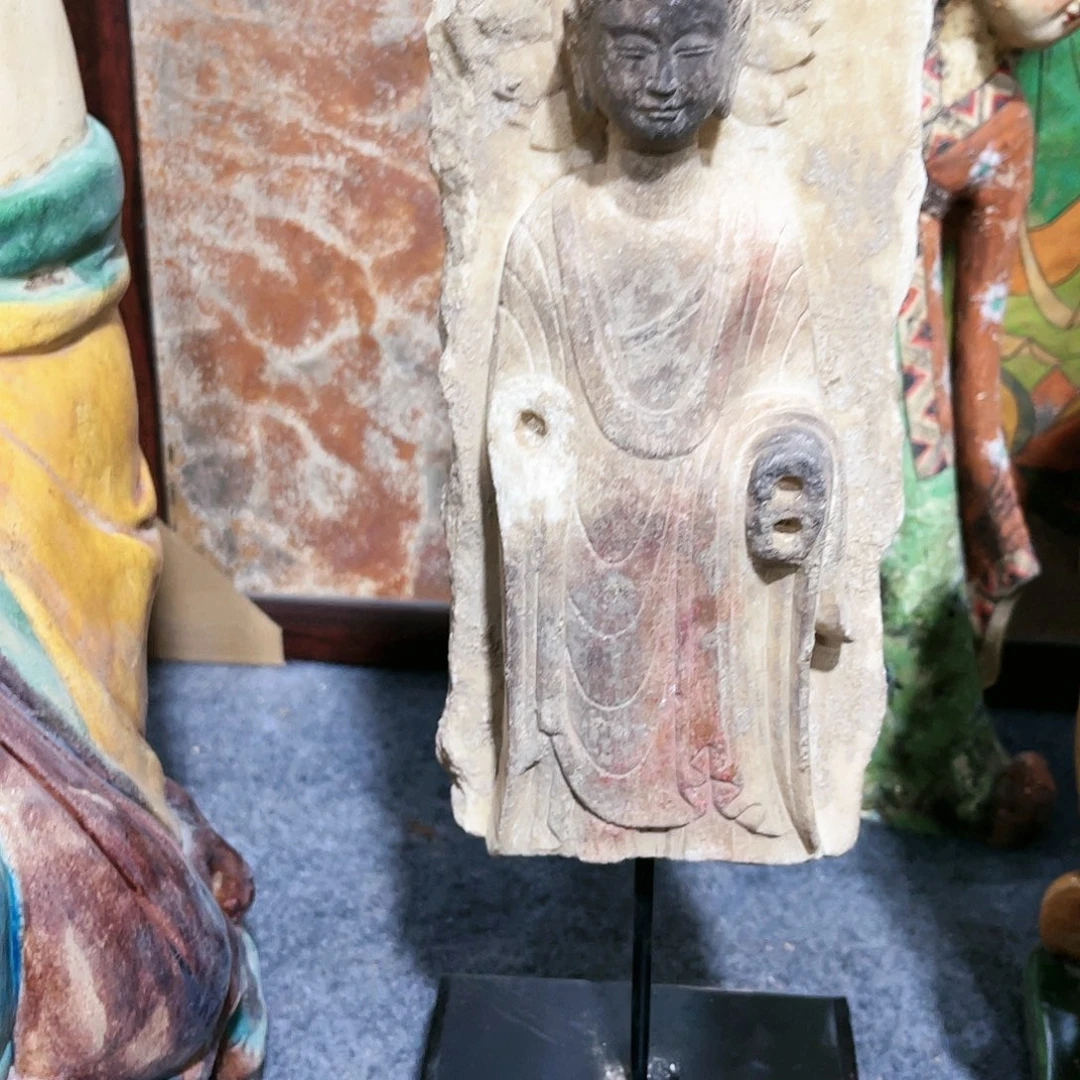 瓦当摆件摆件茶桌茶台陶瓷紫**睛