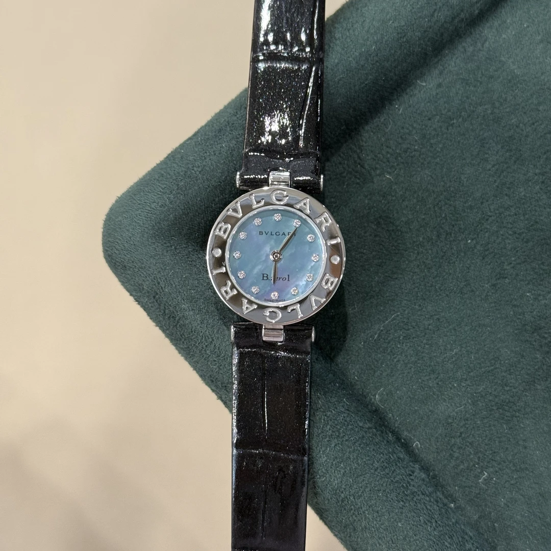 95新 BVLGARI/宝格丽 B.ZERO1系列/22mm/石英/女表/贝母盘/原镶钻
