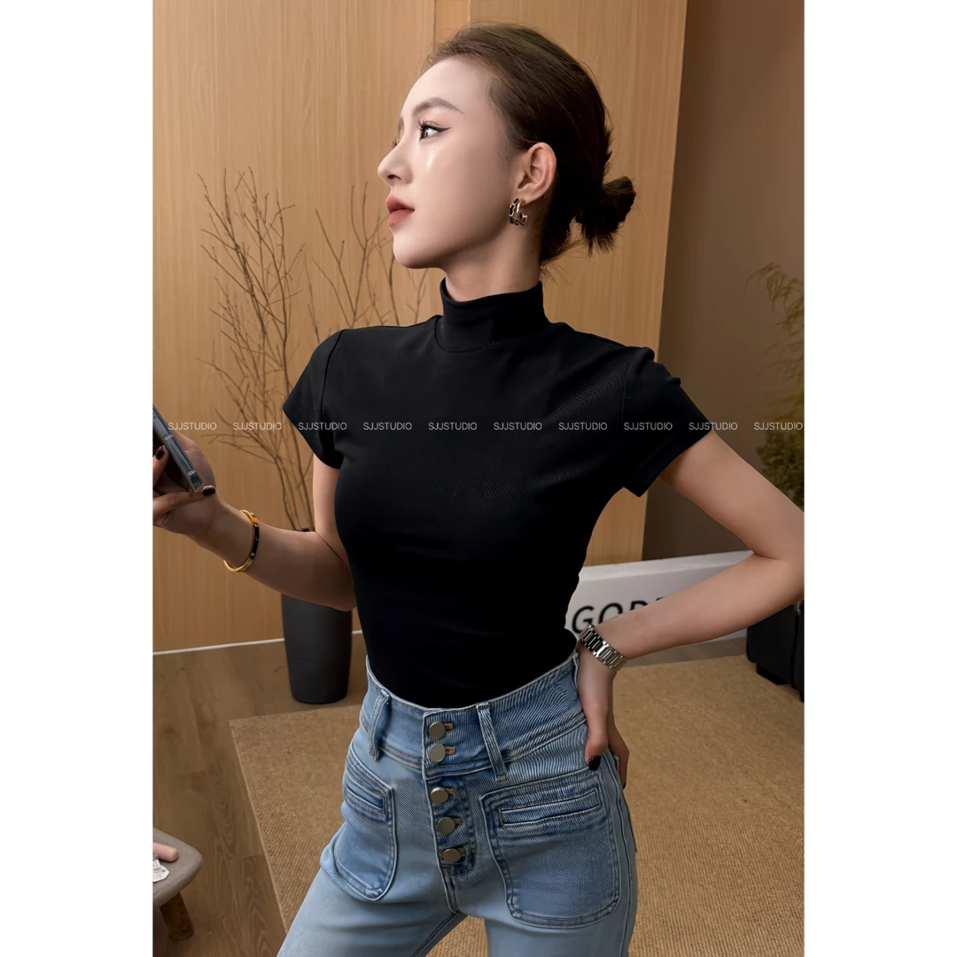 【娇娇私服定制】新款上新中领短袖T恤22501#