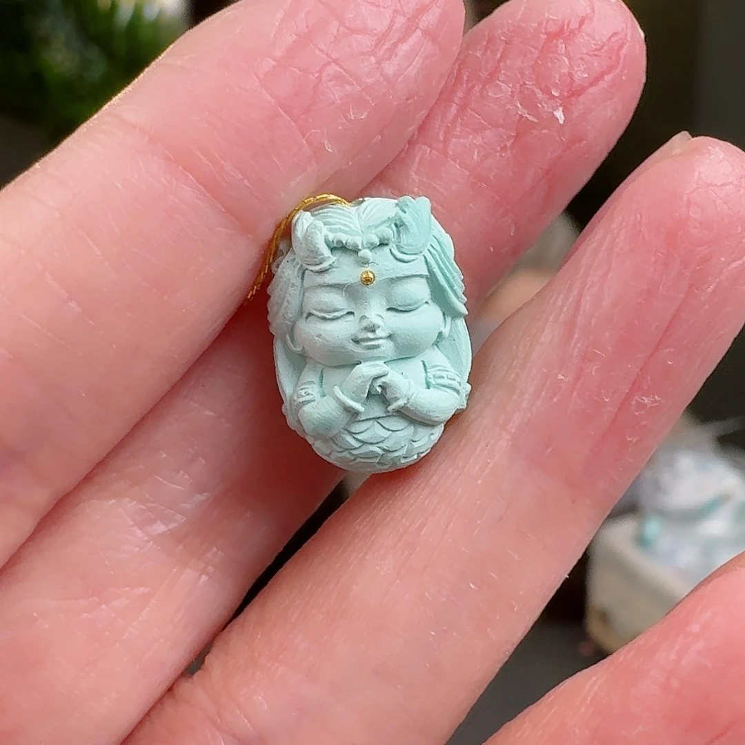 绿松石珠宝奇石未镶嵌