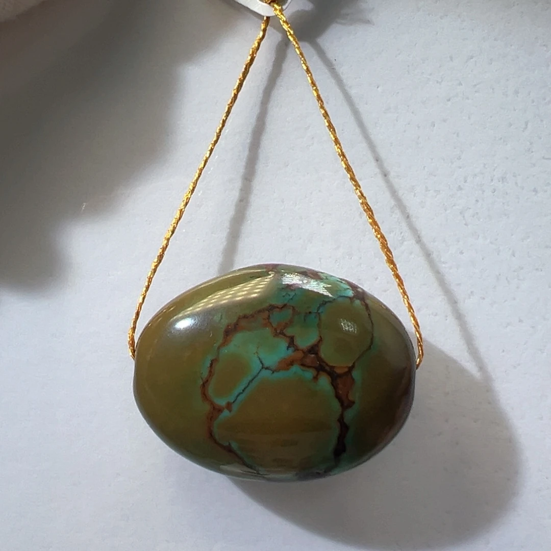 绿松石未镶嵌挂件