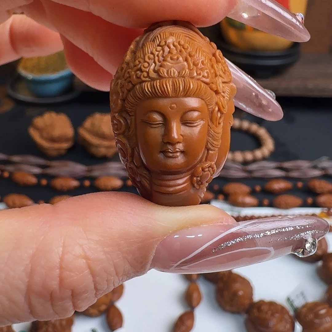 橄榄核手串/手链三面观音