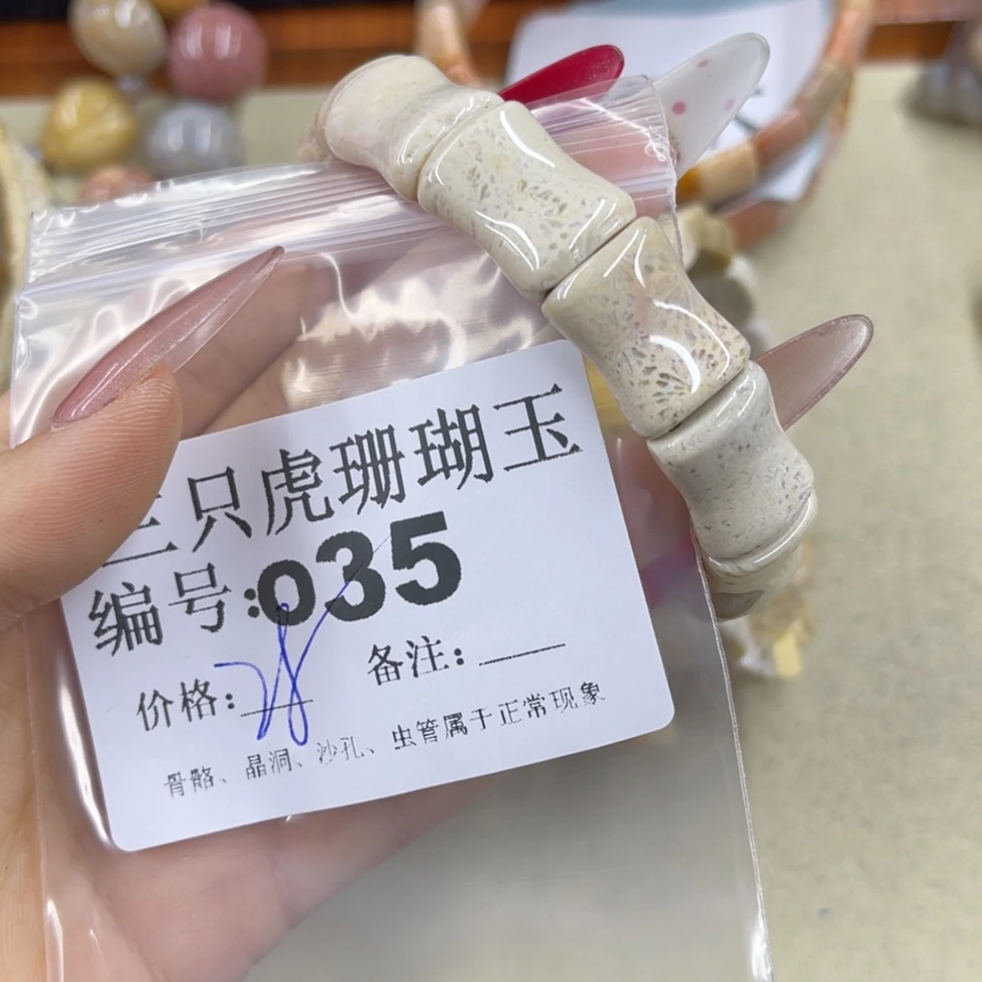 嘟***。硅化珊瑚（珊瑚玉）h未镶嵌