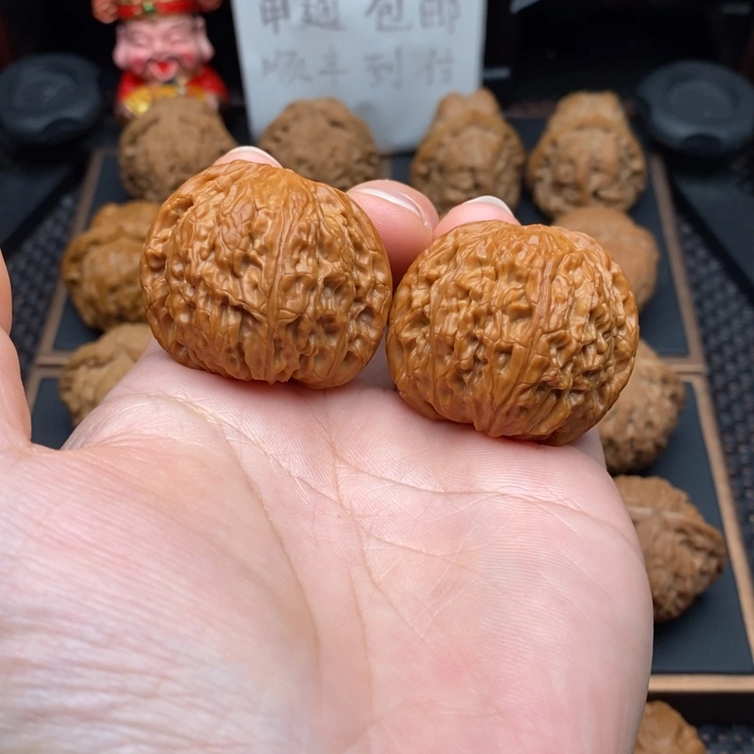等***光把件文玩核桃磨盘
