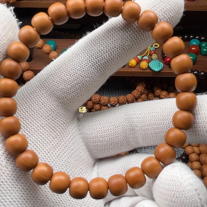 M***丽猴头核桃手串黑8文玩