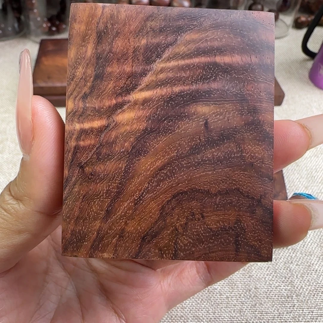 手串/手链黄花梨/降香黄檀多彩水波山水纹（微瑕