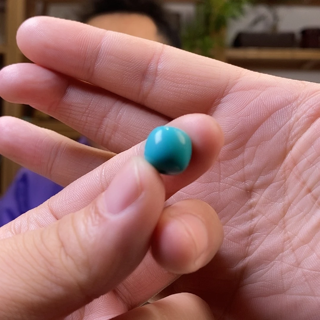 韩***巴绿松石未镶嵌老型