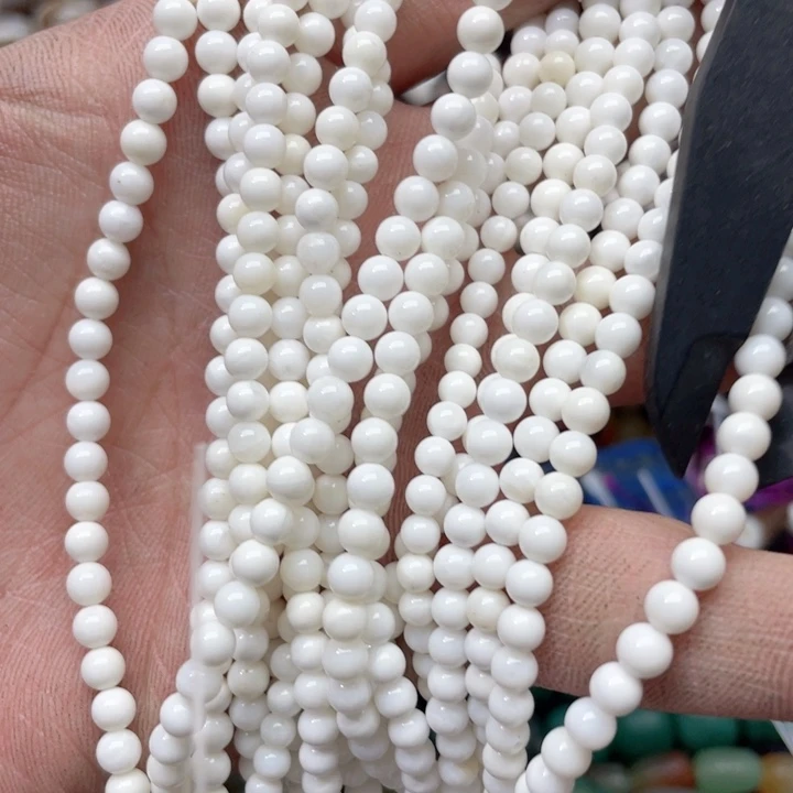 玛瑙/玉髓合金珠宝半成品一条4.6mm车车