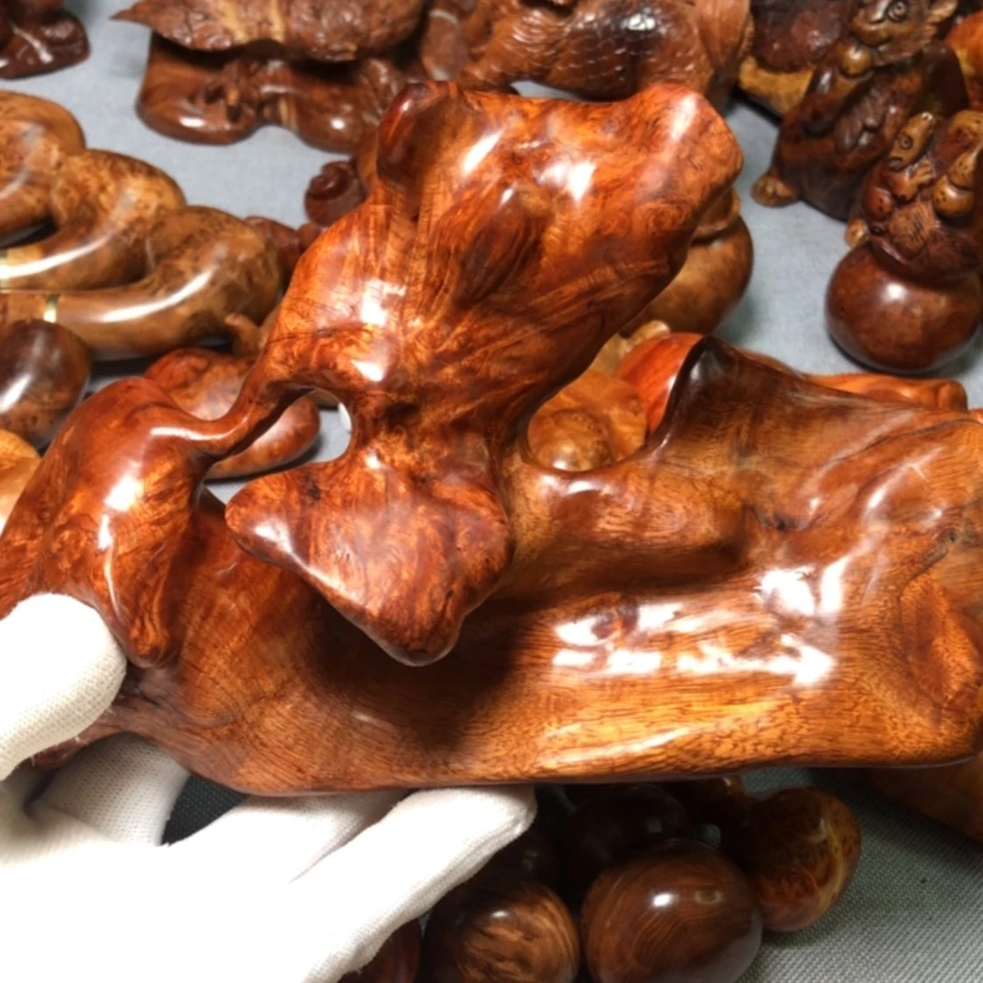 【闪购商品】木蓝****。麻梨疙瘩火琉璃手把件