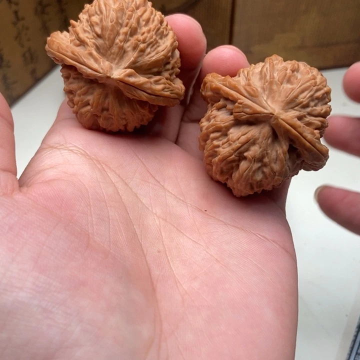 吊坠文玩核桃白狮子