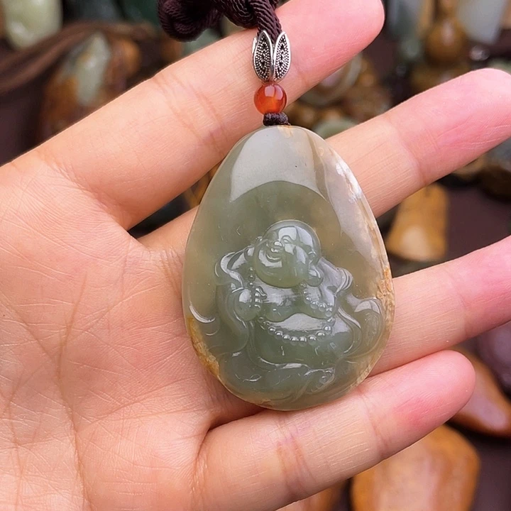 岫岩河磨玉（透闪石质玉）未镶嵌颈饰