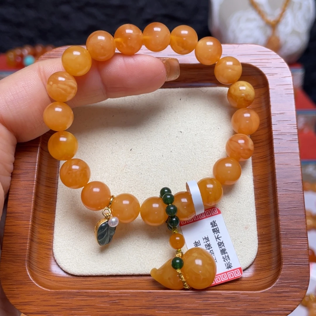 蜜蜡未镶嵌手链手串