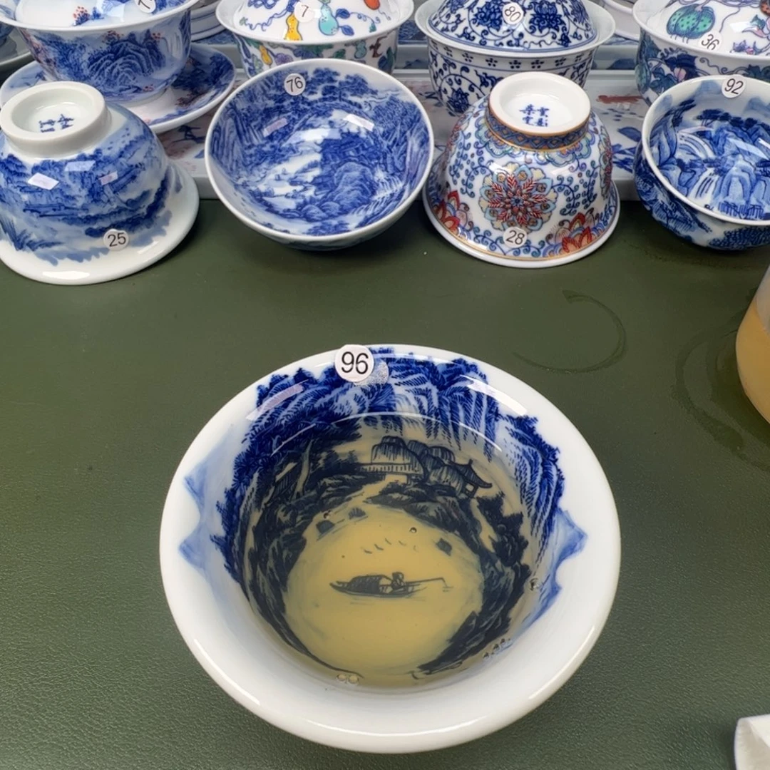 景德镇纯手工纯手绘茶具木木96