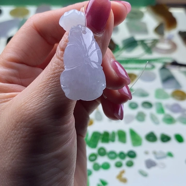 翡翠未镶嵌挂件天然翡翠