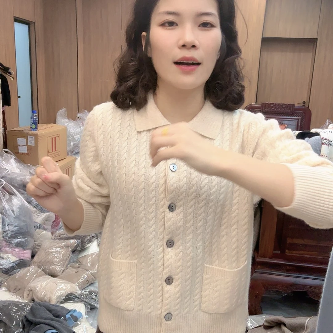 山羊绒Polo加厚款山羊绒