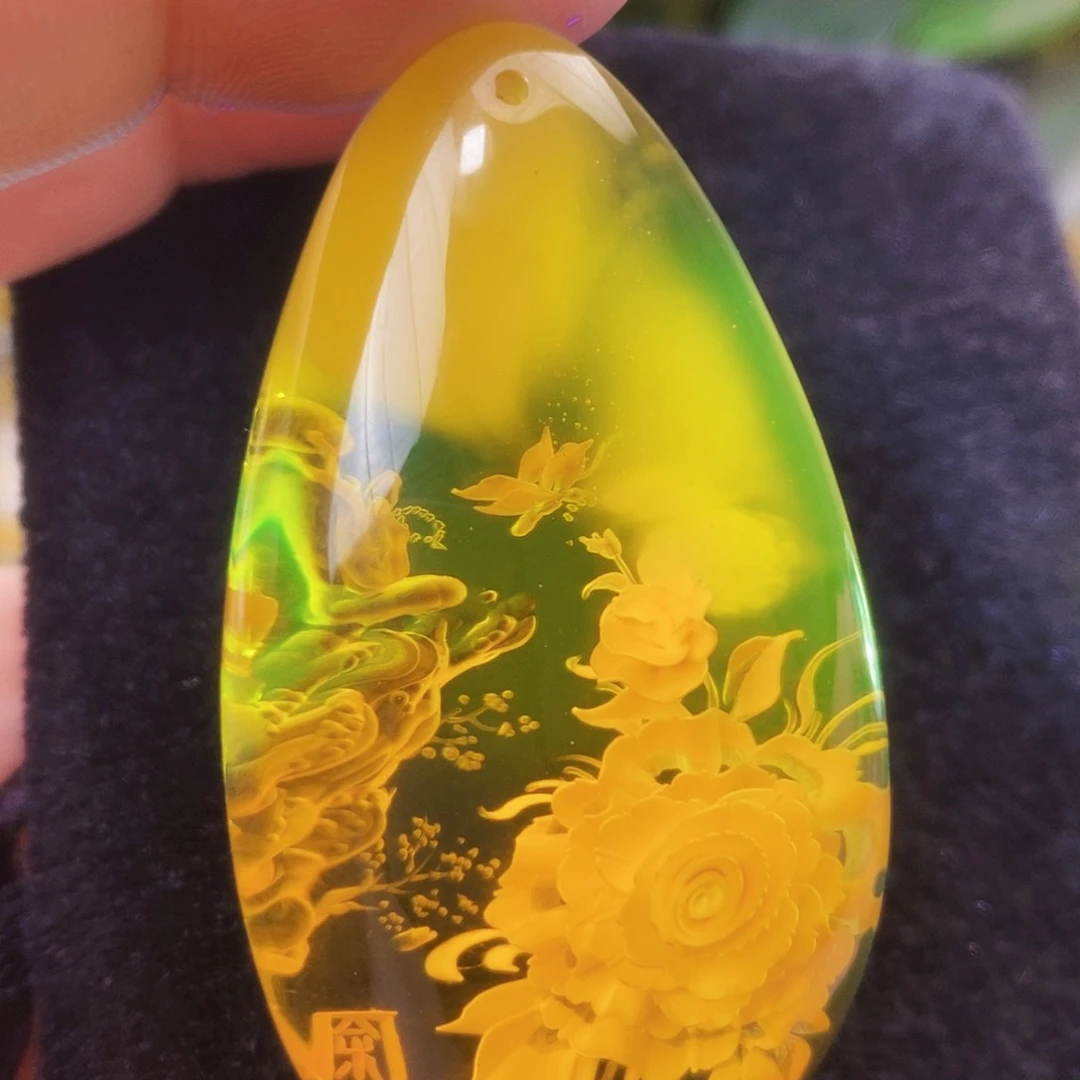 【闪购商品】金珀吊坠(不含链)未镶嵌