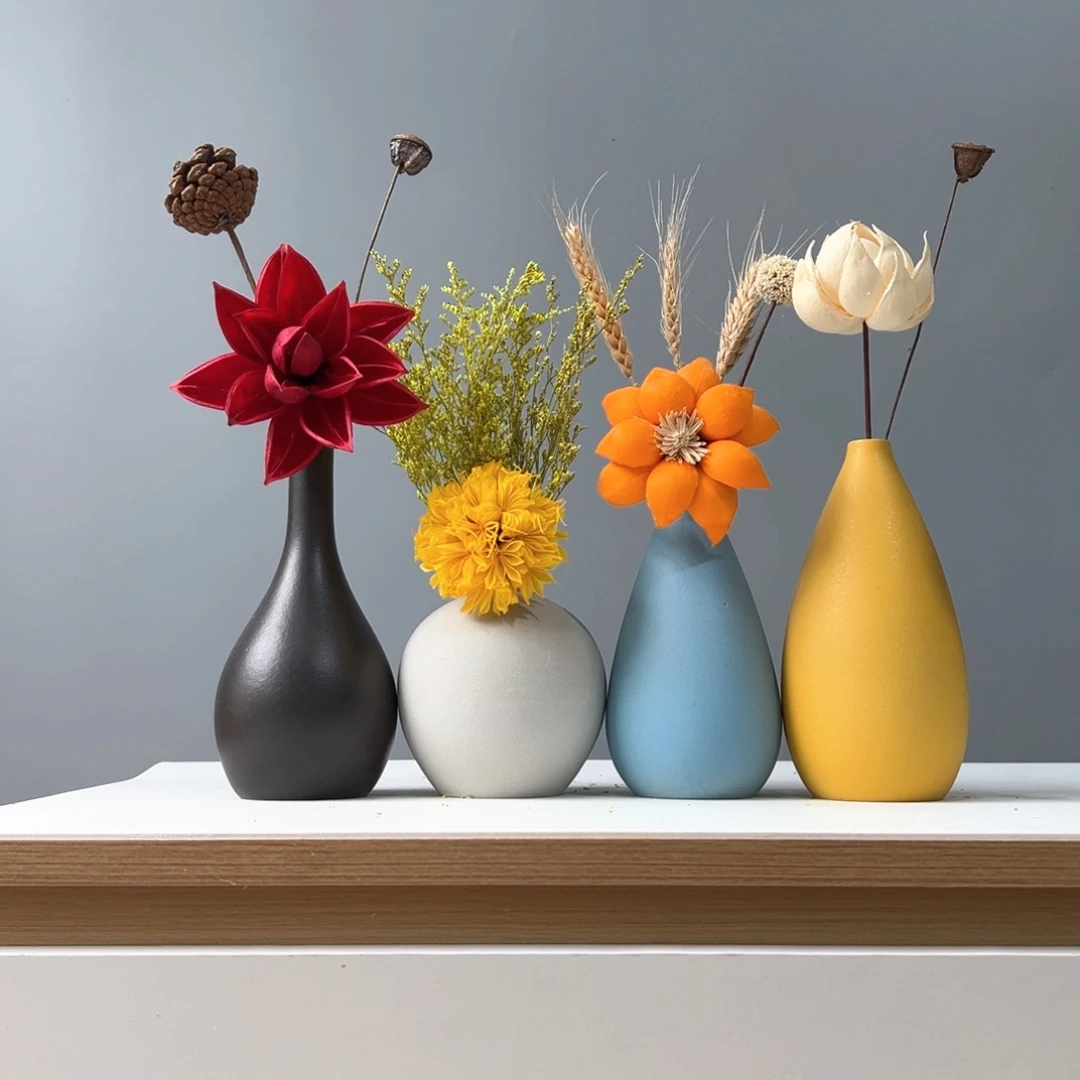 瓶花瓶带花高度20-30厘米左右