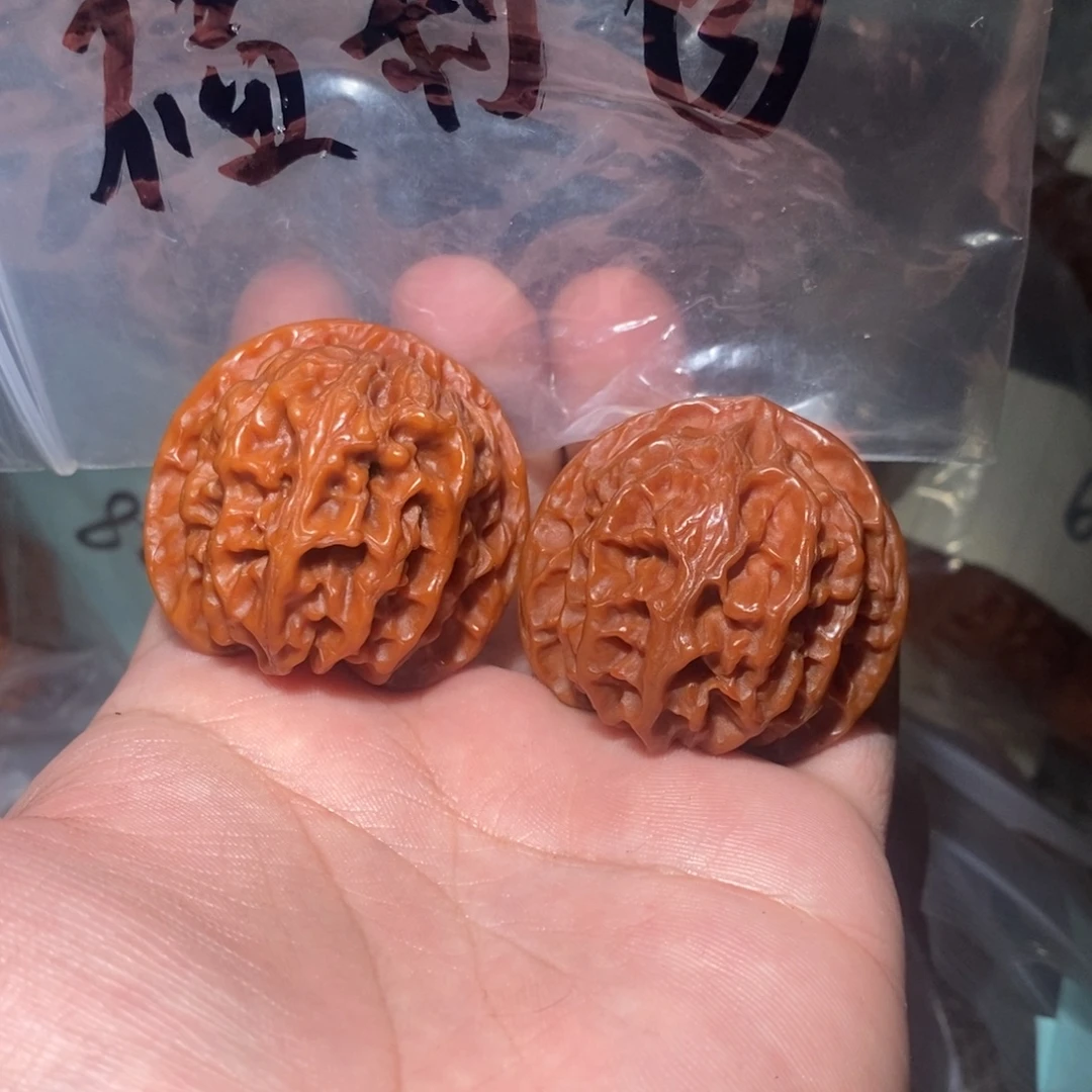 文玩核桃把件41苹果园