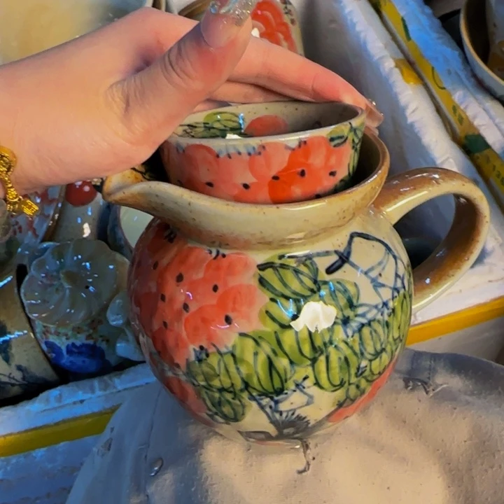 瓷片景德镇陶瓷手工手绘