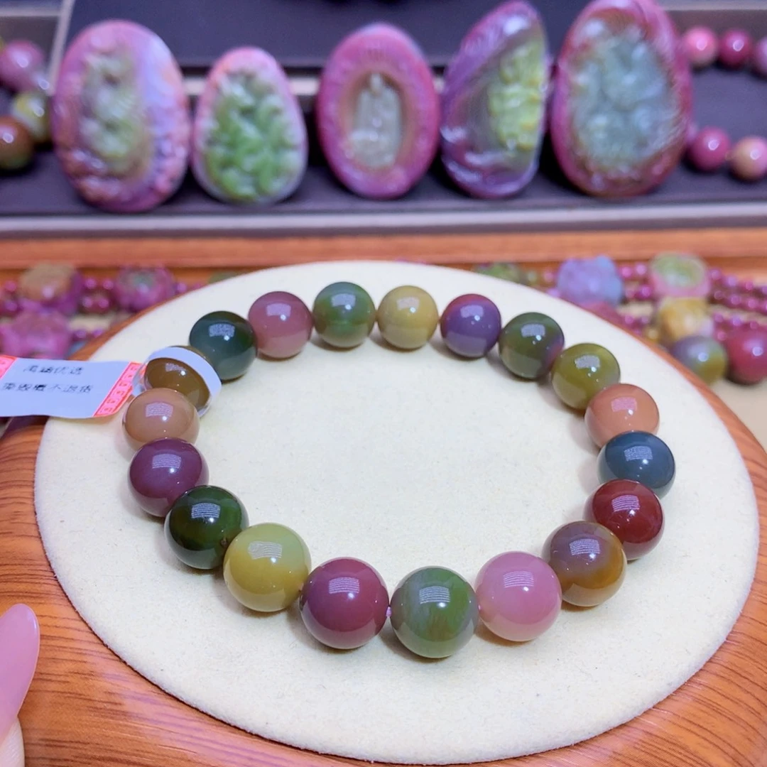 玛瑙未镶嵌手链盐源双十一