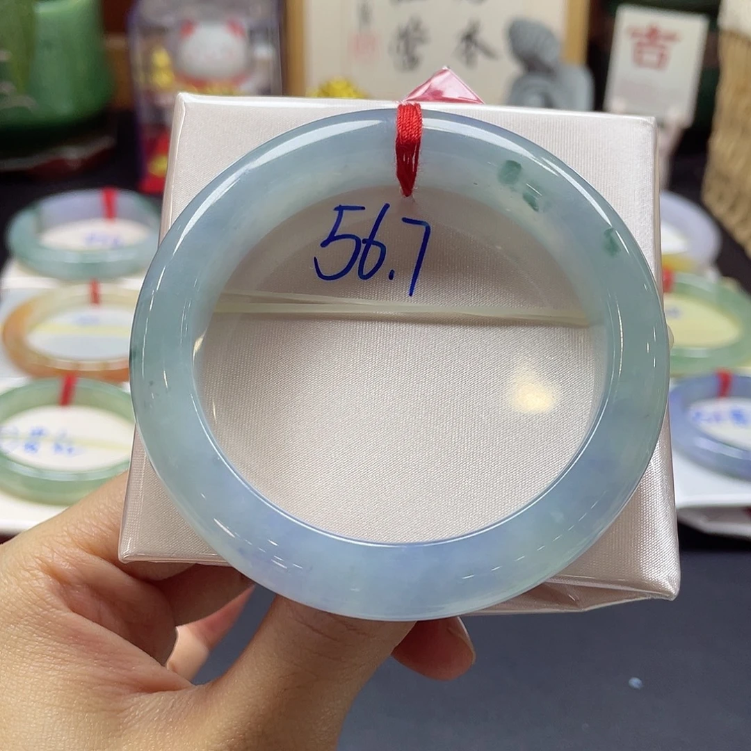 翡翠未镶嵌手镯47 号