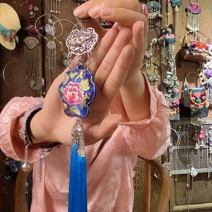 铁合金花岗石项链