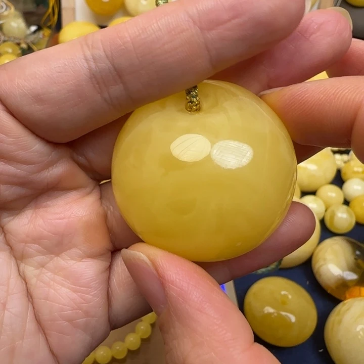 蜜蜡未镶嵌颈饰天然蜜蜡
