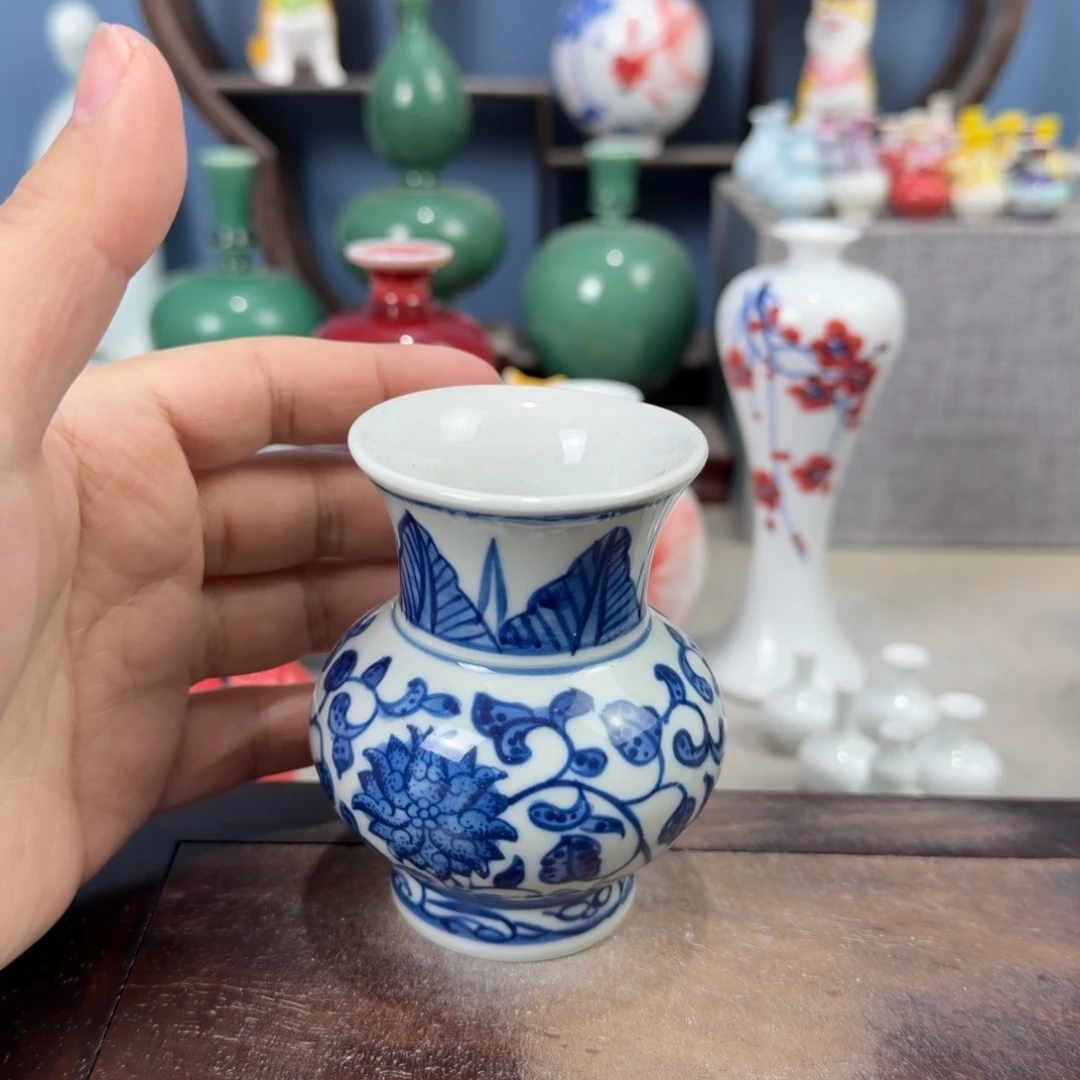 陶瓷手工小花器摆件