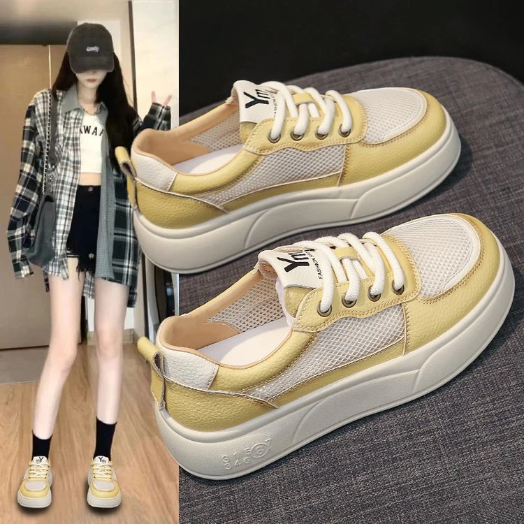 时尚休闲鞋增高平底鞋珠片春夏女鞋初恋风透气夏季夏季薄款ins