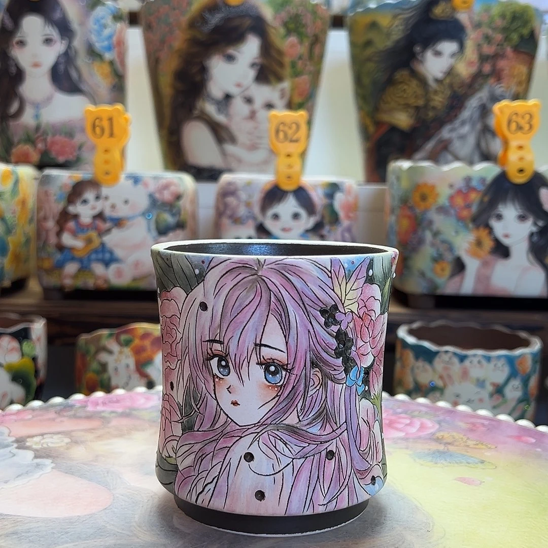 薄雾的精工美女盆（短期使用过八折）