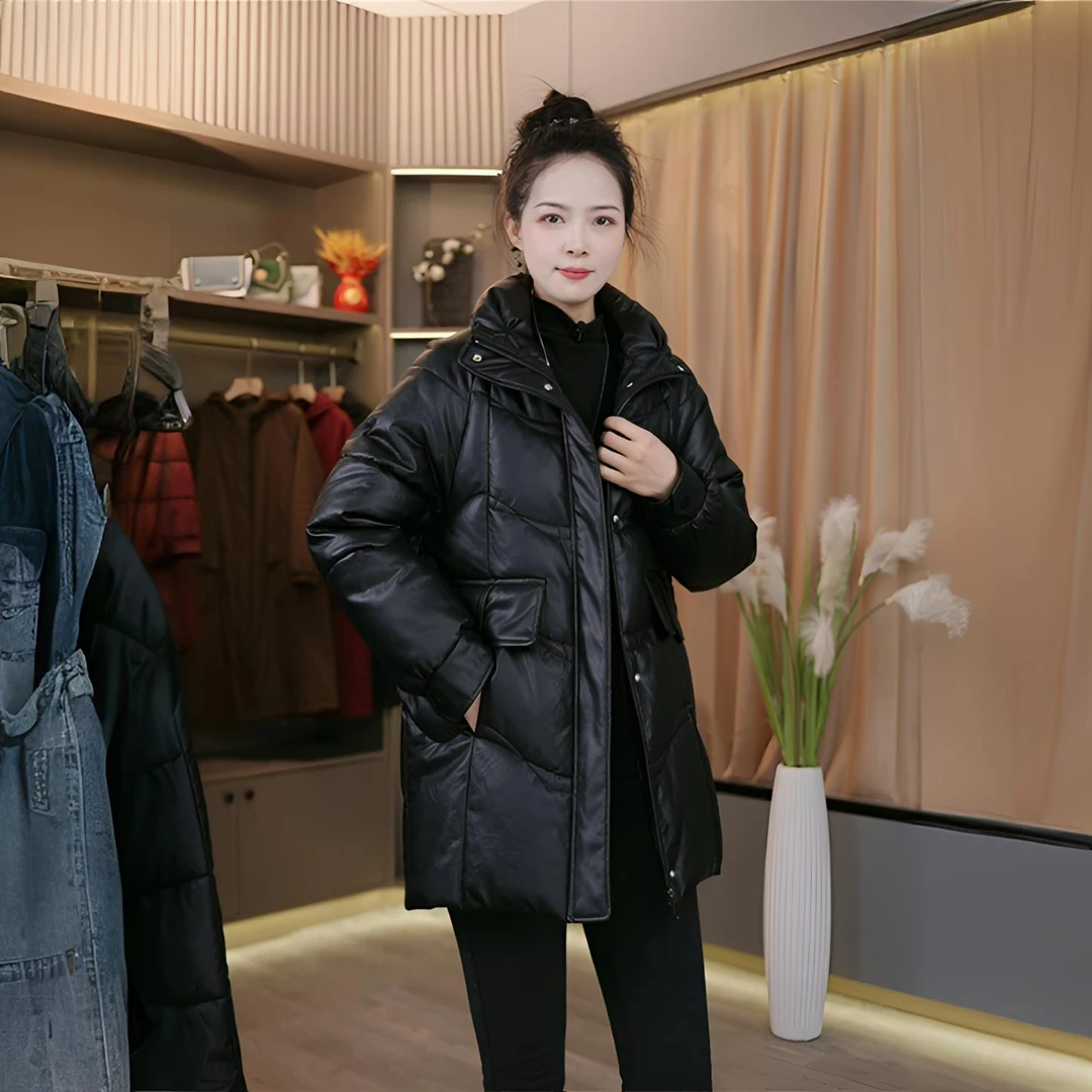 TUCANO/啄木鳥冬季皮衣夹棉加厚棉服保暖大码国风设计棉袄1850