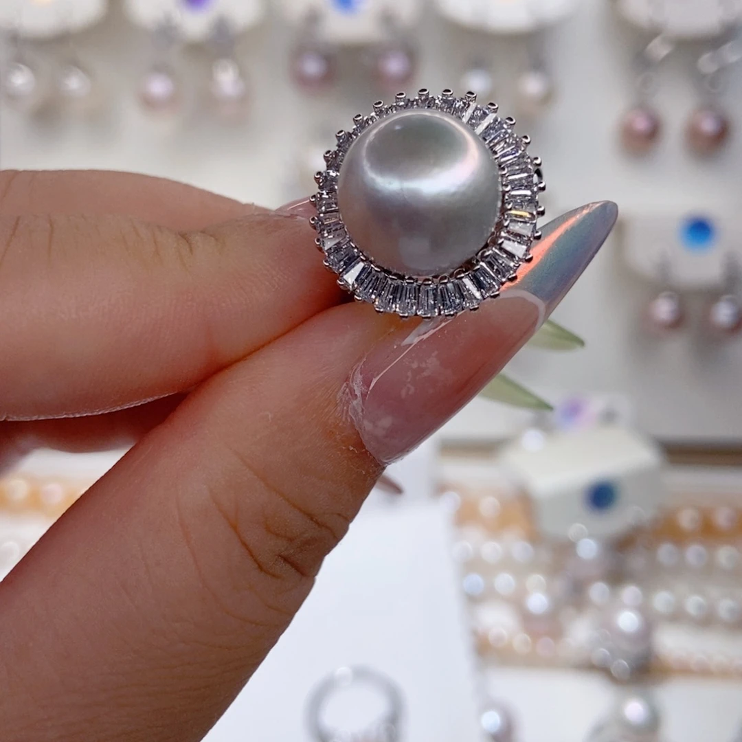 戒指未镶嵌淡水珍珠